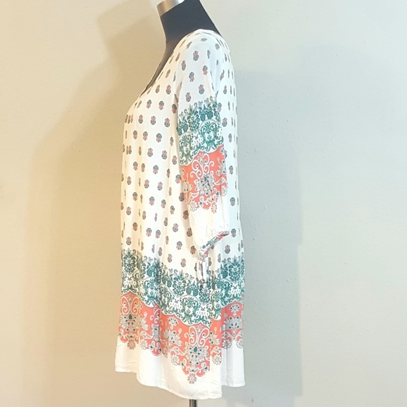 Easel Boho Tunic Dress - Picture 2 of 7